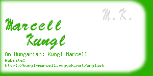 marcell kungl business card